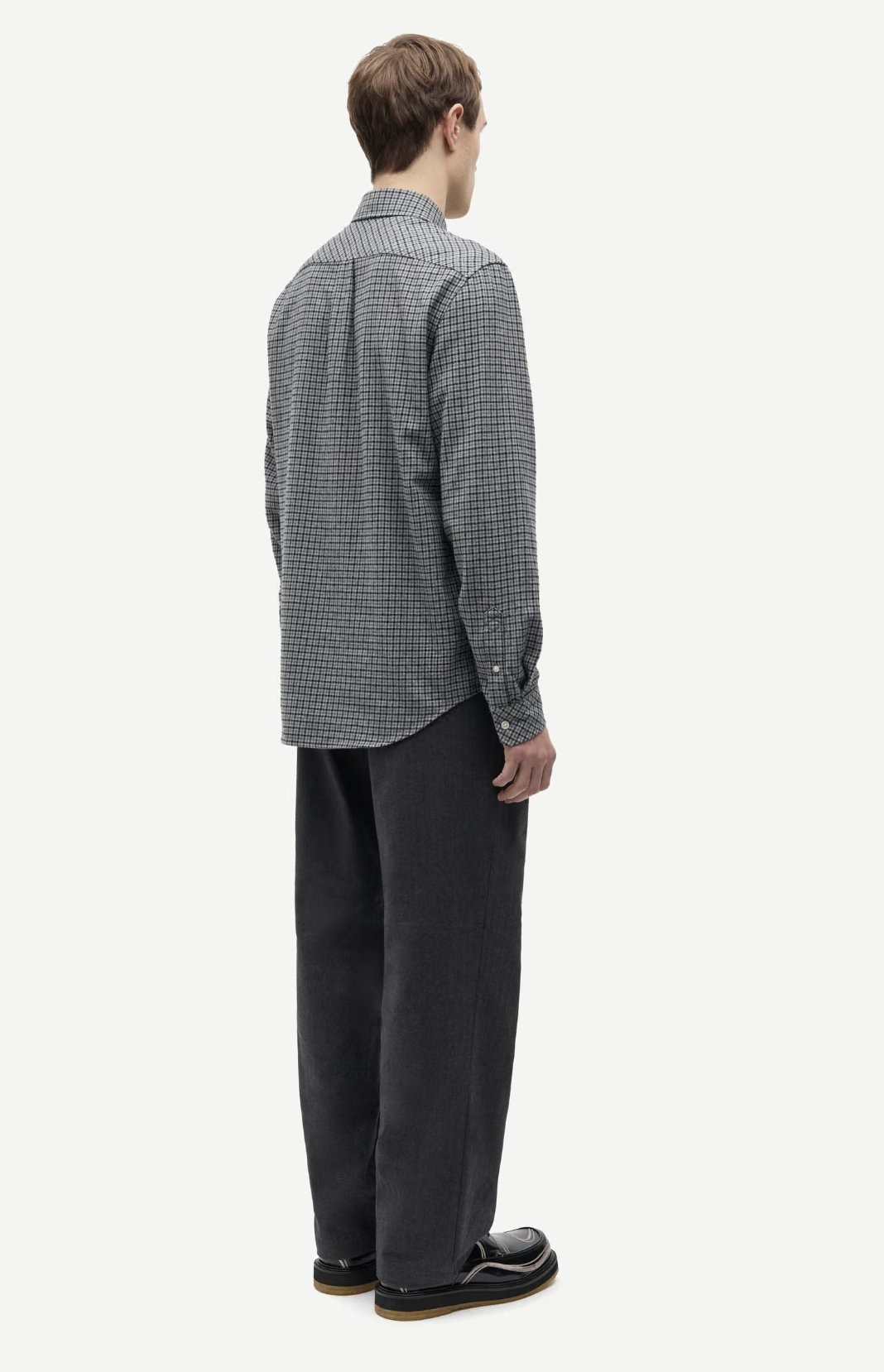 Samsoe Samsoe Liam shirt - Grey Melange