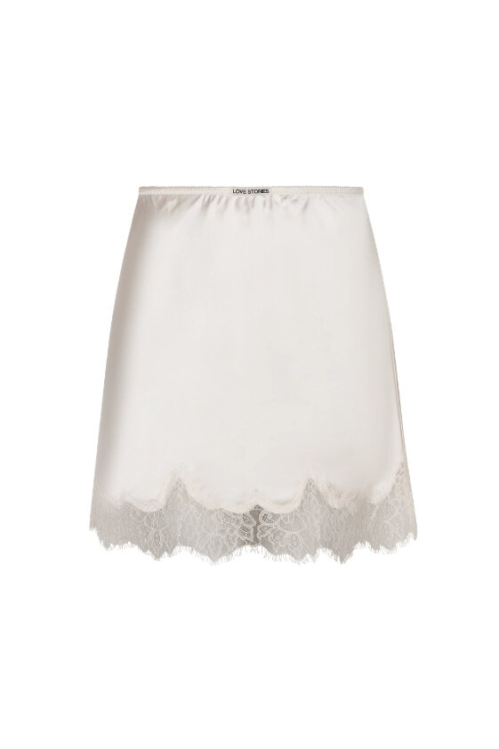 Love Stories Pine mid rise skirt - White