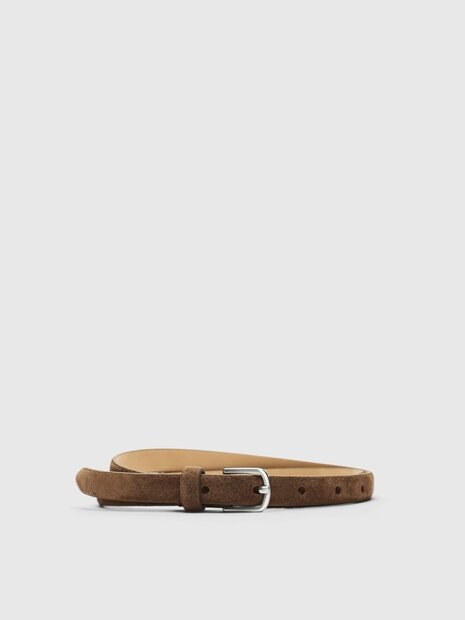 Selected Femme Iona slim suede belt