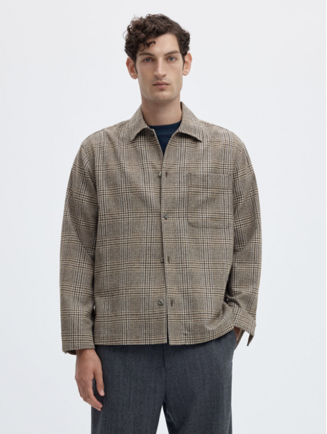 Selected Homme Vend check wool blend light 