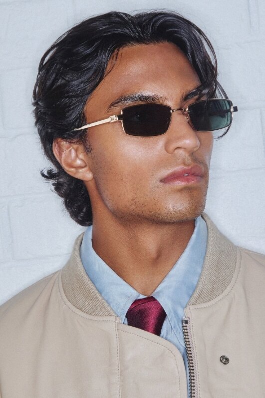 Le Specs Bizarro - Bright Gold Clear