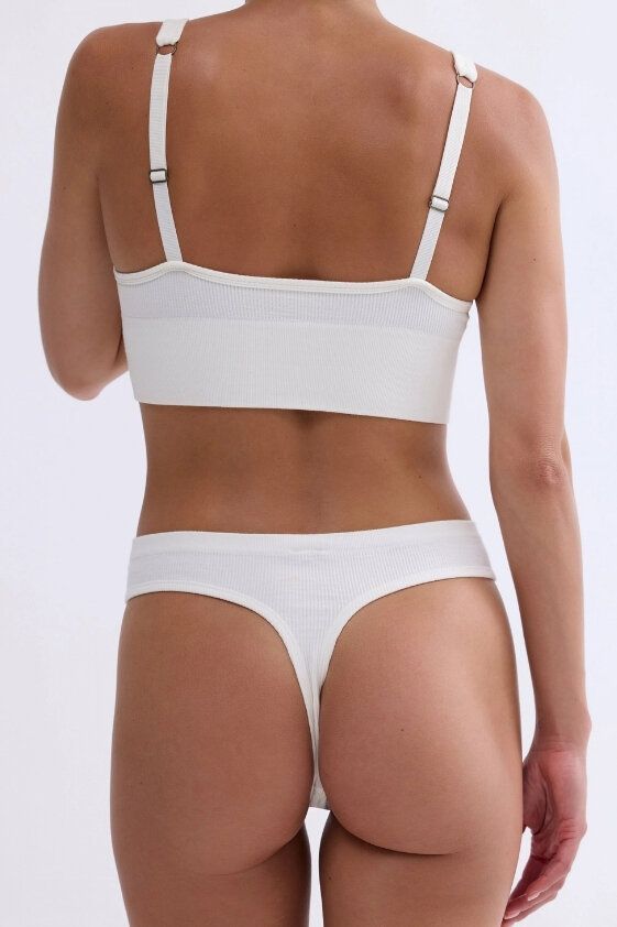 Love Stories Posey sporty bralette - White