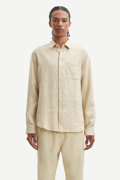 Samsoe Samsoe Liam shirt - Beige