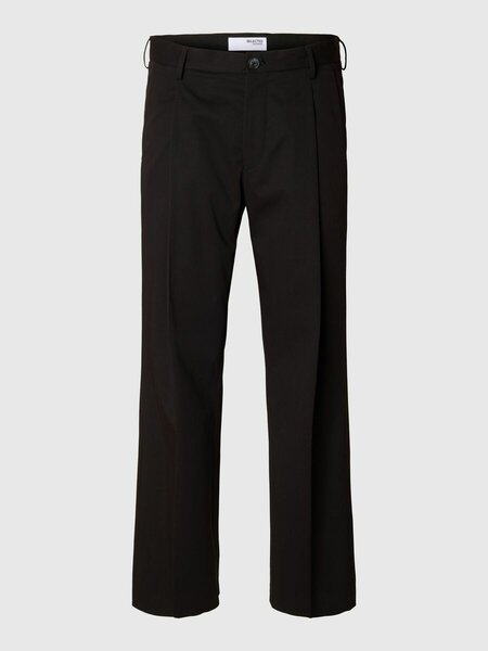 Selected Homme Loose Jaco twill pleat trousers 