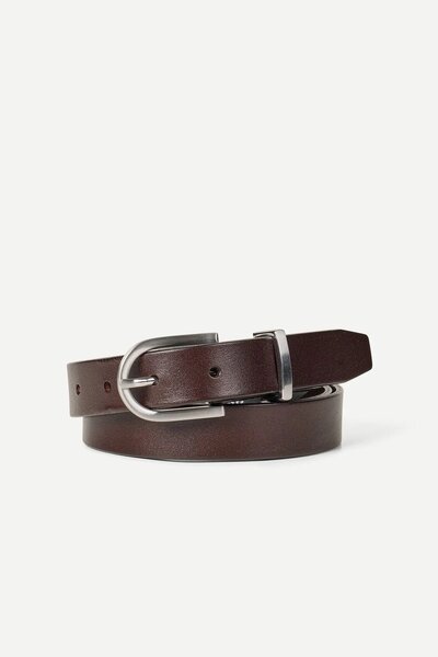 Samsoe Samsoe Sabevean belt narrow - Dark Brown