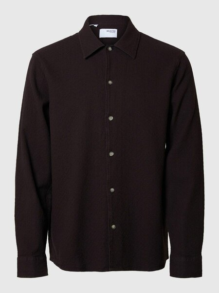 Selected Homme Dave waffle shirt