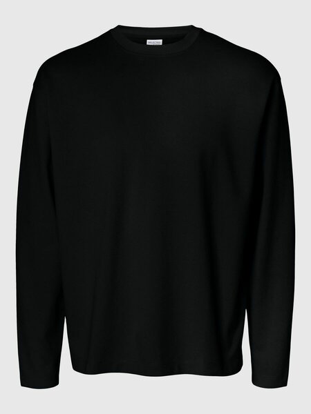 Selected Homme Oscar longsleeve - Black