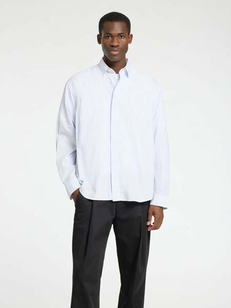 Selected Homme Boxy Andy paper touch shirt