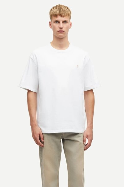 Samsoe Samsoe Sawandering tee - white wandering