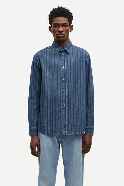 Samsoe Samsoe Sadamon x. shir -  Denim Striped