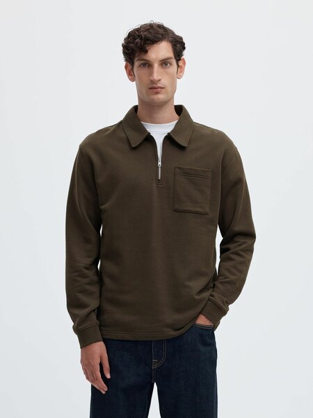 Selected Homme Scott half zip sweat