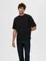 Selected Homme Oscar tee - Black