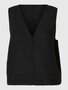 Selected Femme Linna linen top - Black