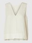 Selected Femme Linna linen top - White