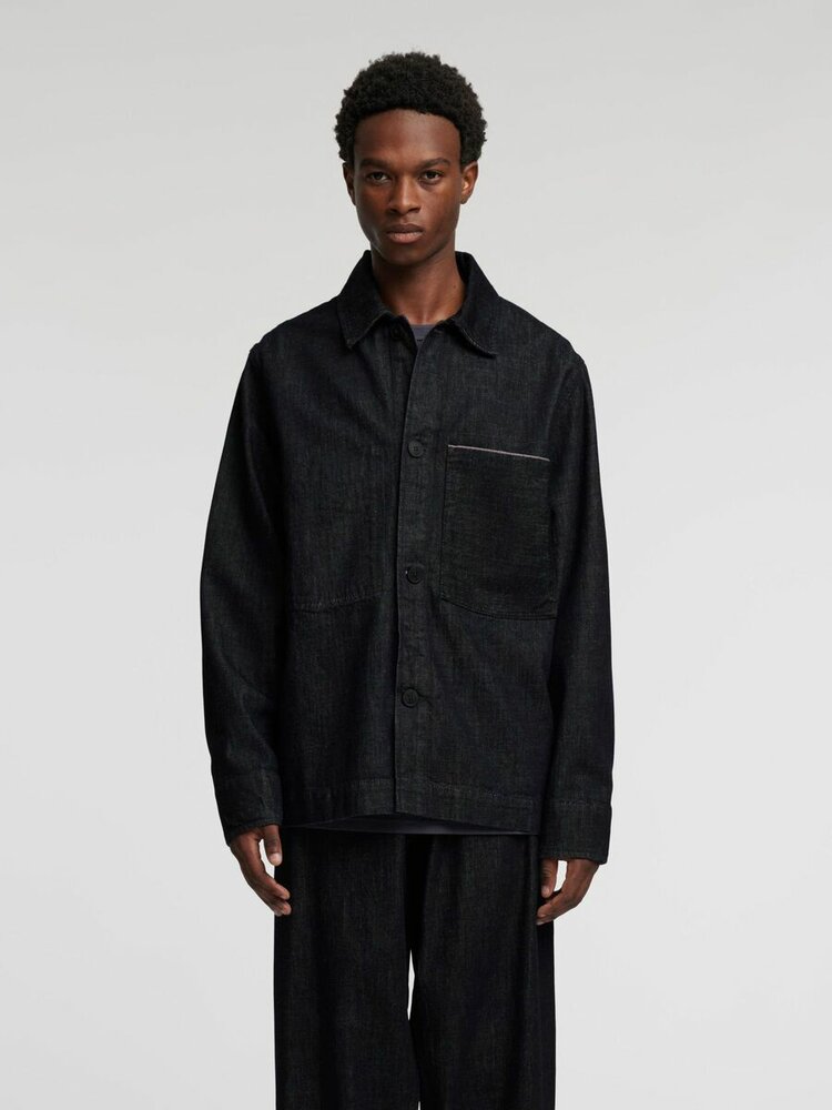 Annarr Selvedge denim overshirt