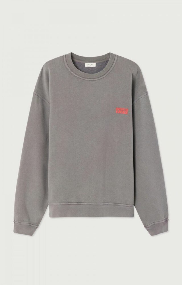 American Vintage Plizzy sweatshirt - Vintage Ash