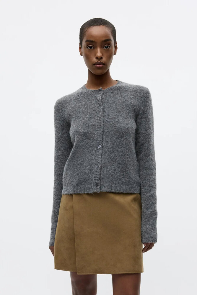 Envii Ada cardigan - Dark Grey Mel