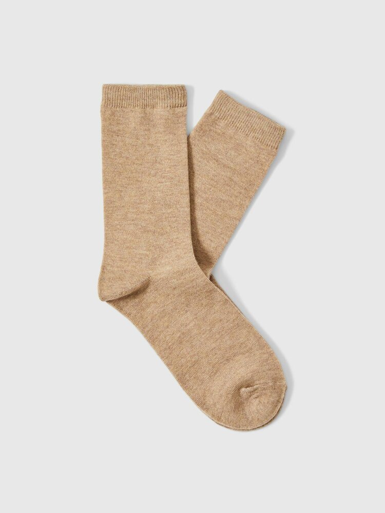 Selected Femme Chloe wool sock - beige