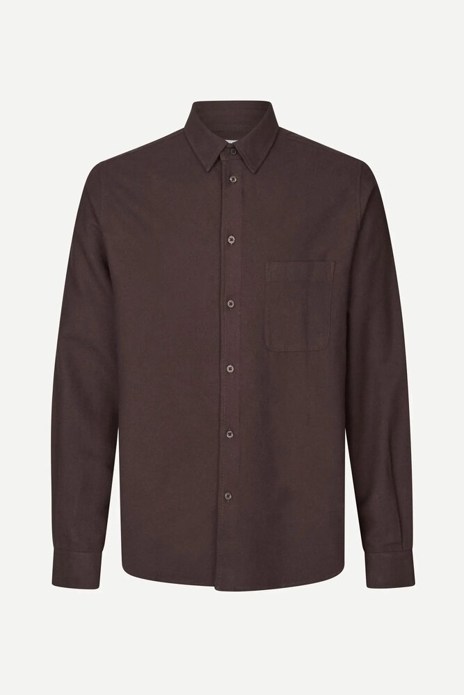 Samsoe Samsoe Ryan J Shirt- Black Coffee
