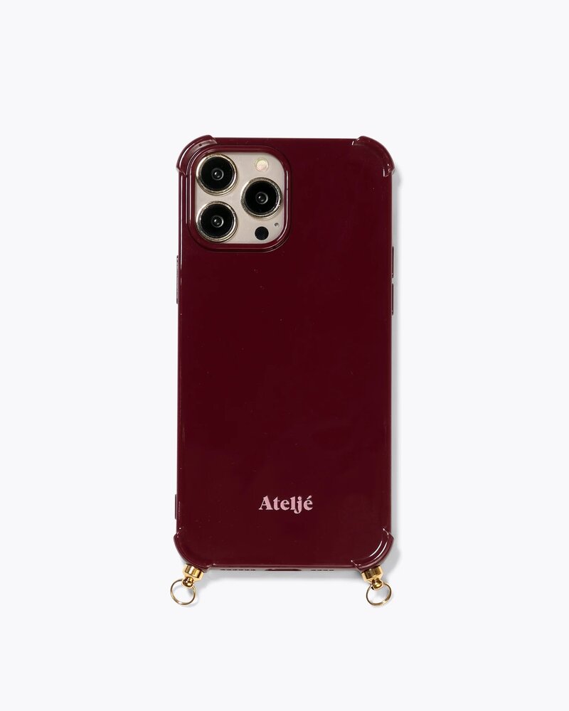 Ateljé Bold Burgundy phone case 