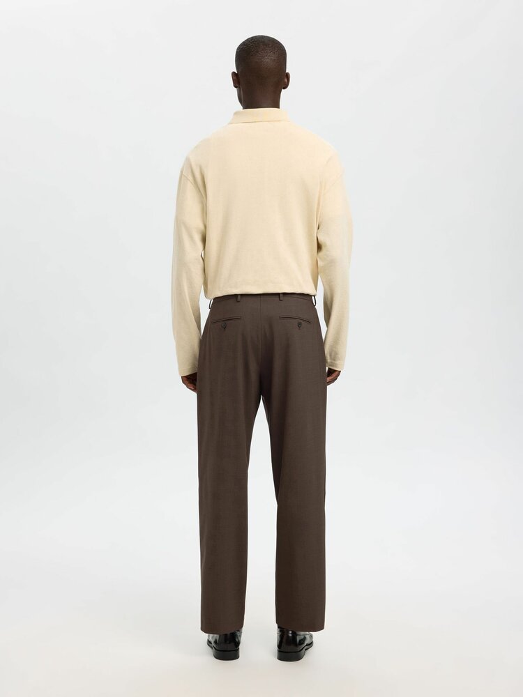 Selected Homme Relaxed Theo Wool Blend Trousers
