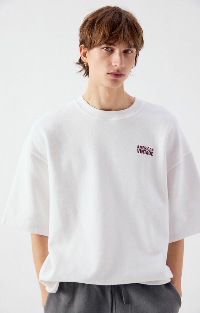 American Vintage Plizzy sweat t-shirt