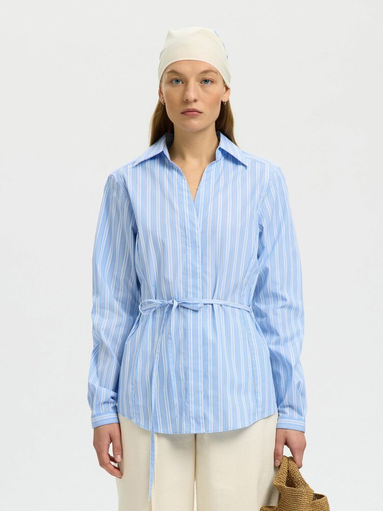 Selected Femme Helga Regular Tie Shirt